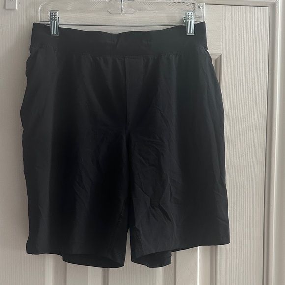lululemon athletica Men's Zeroed In Linerless Shorts 9” Large Black Quick Drying - Picture 3 of 11